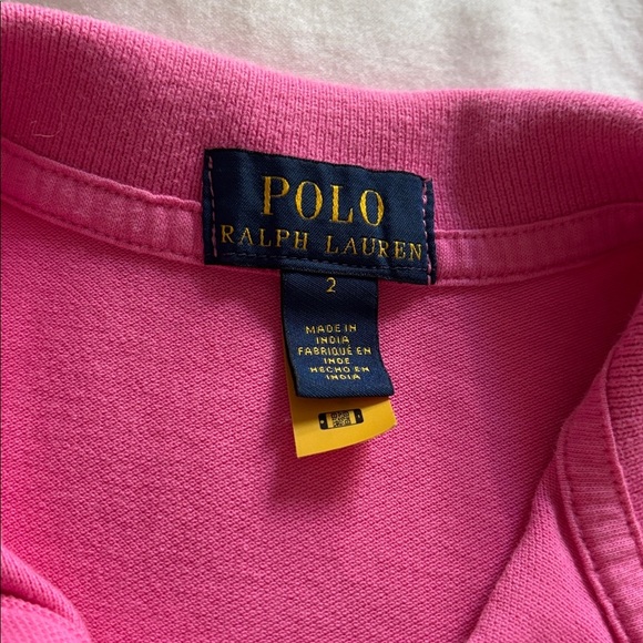 Polo by Ralph Lauren Kids Girls Pink Polo Dress 2 - Picture 3 of 4